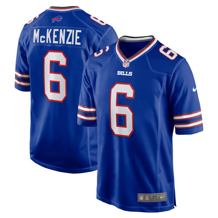 Men Buffalo Bills 6 Isaiah McKenzie Nike Royal Game NFL Jersey